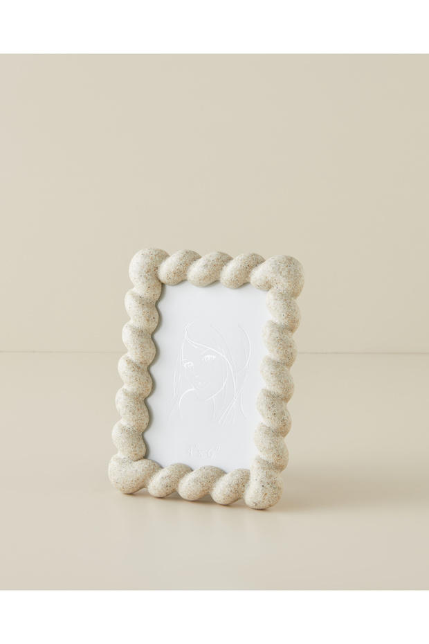 Alisia Polyresin Frame 10X15 cm Beige