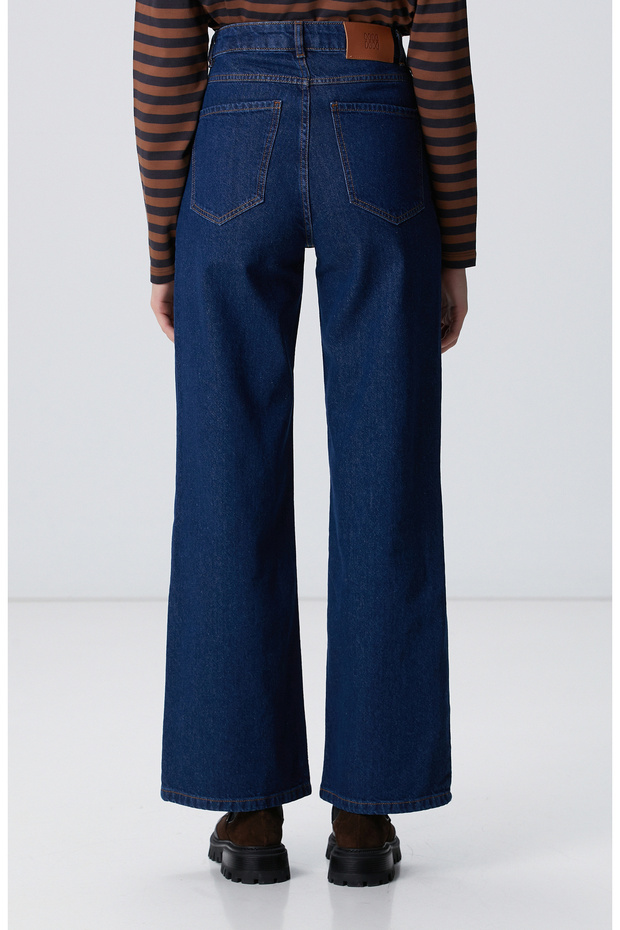 İndigo Denim Pantolon - 3
