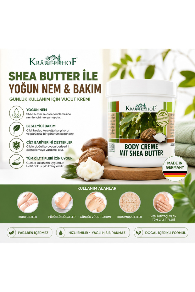Body Creme Shea Butter Moisturizing Body Cream 100 ml