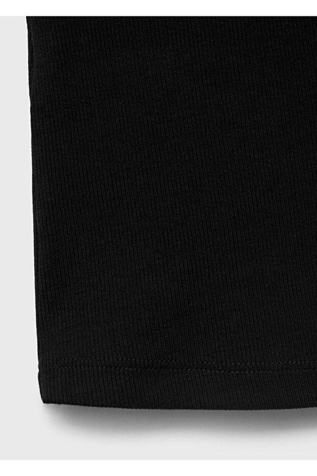 Gestrickte Baumwollbluse aus Gummi - 5