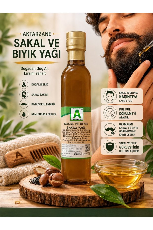 Beard Mustache Care Oil Advantageous Size 250ml