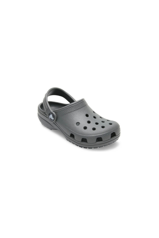 Papuci gri pentru copii Classic Clog - 2