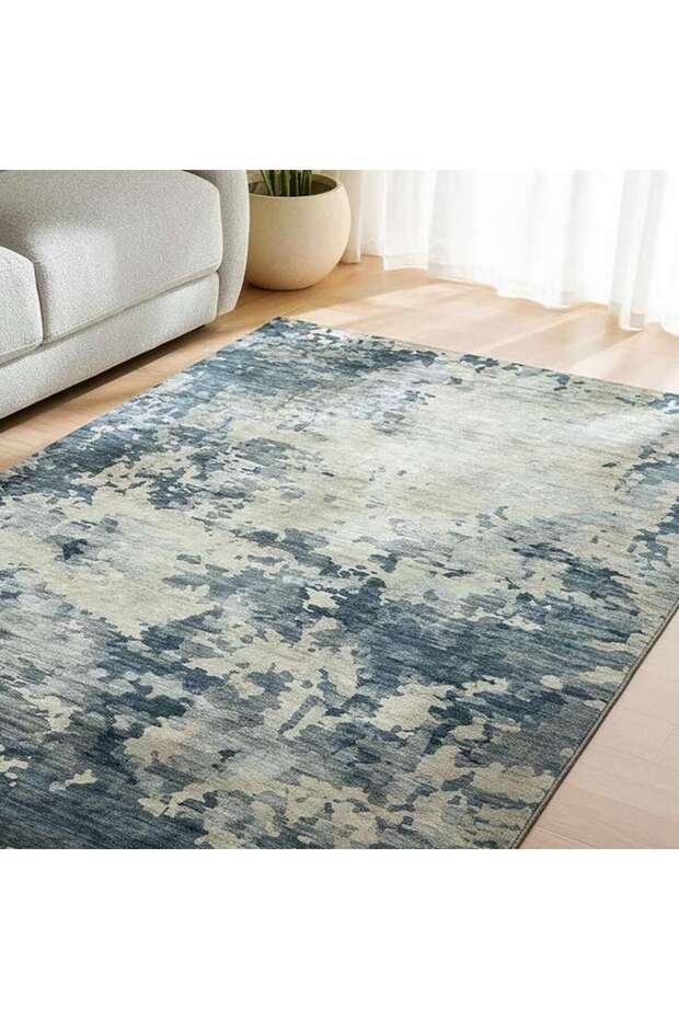Zemmer Soft Feel Prined Rug 300x400cm - Blue
