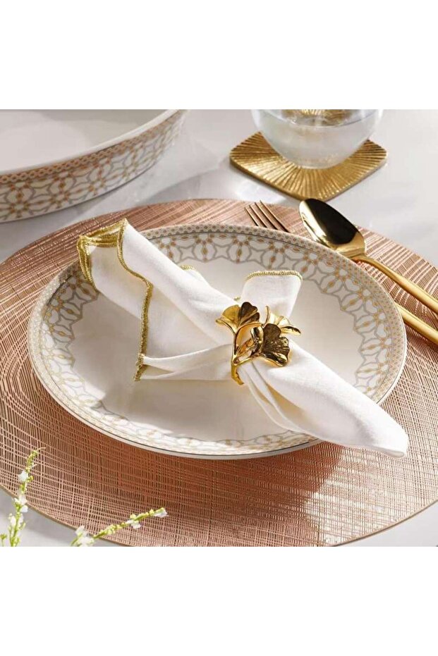 Miray Porcelain Serving Plate Dia25.5cm -white