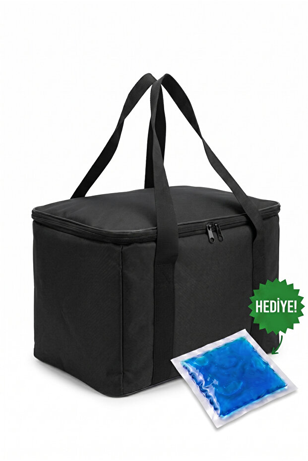 Thermal Picnic Cooler Bag - Hot & Cold - 3 Layer Insulated Camping & Beach 40X30X30 cm