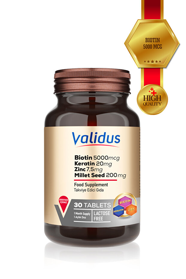 Biotin Keratin Zinc 30 Tablet
