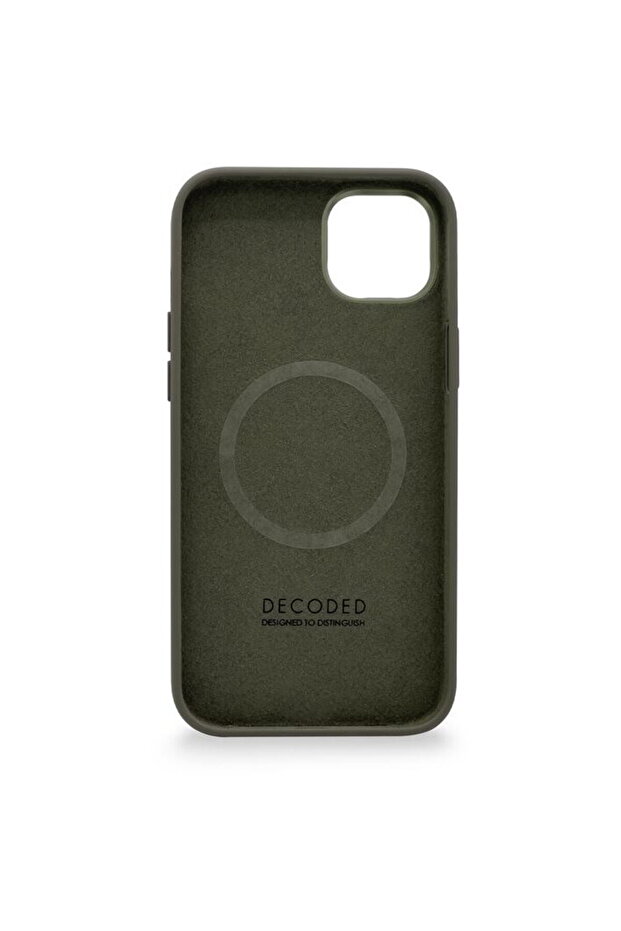 Husă de silicon pentru spate, olive - iPhone 14 Plus - 6