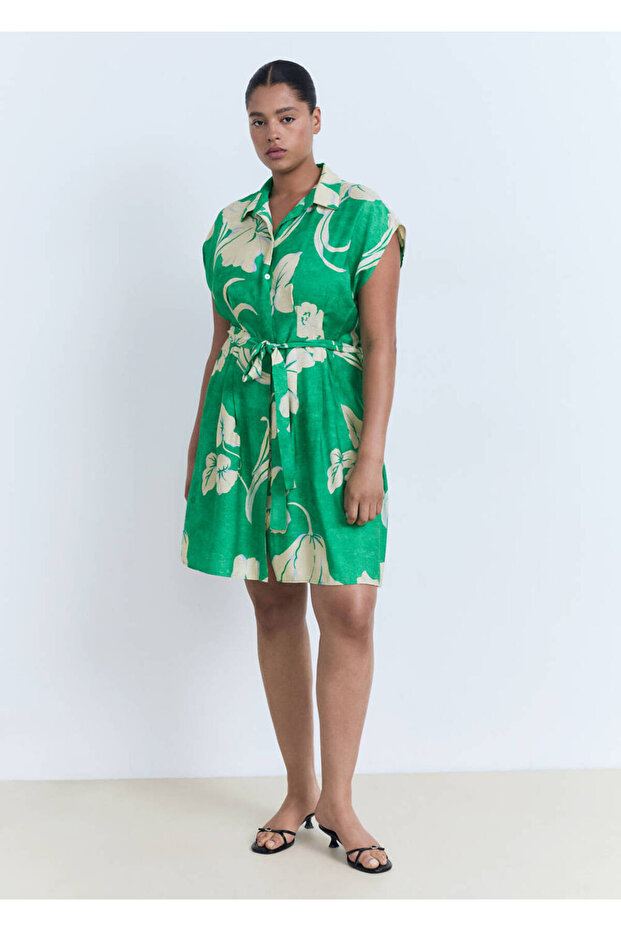 Rochie cu model cu curea - 6