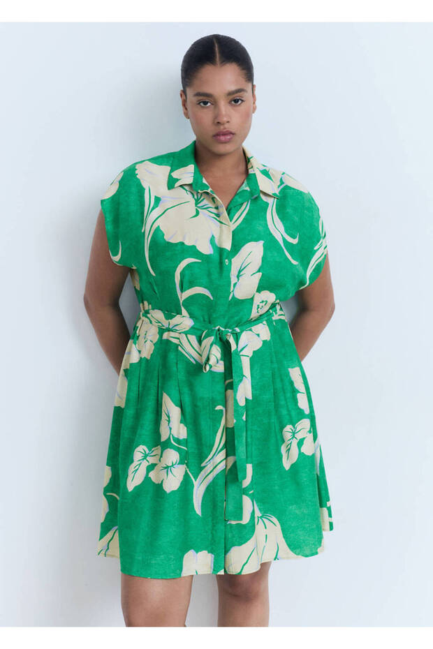 Rochie cu model cu curea - 8