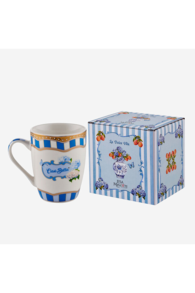 Puglia Blue Porcelain Mug 350 ml