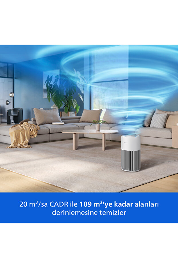 2200 Serisi Hava Temizleyici, HEPA NanoProtect, Ultra sessiz, Uzun ömürlü filtre (AC2220/10) - 3