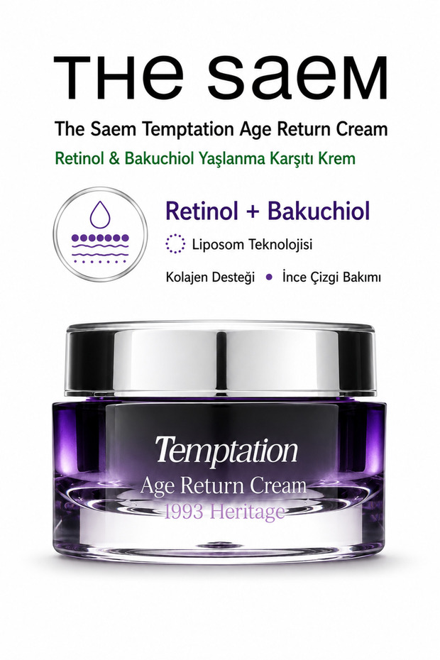 Temptation Age Return Cream - Retinol & Bakuchiol Anti-Aging Cream