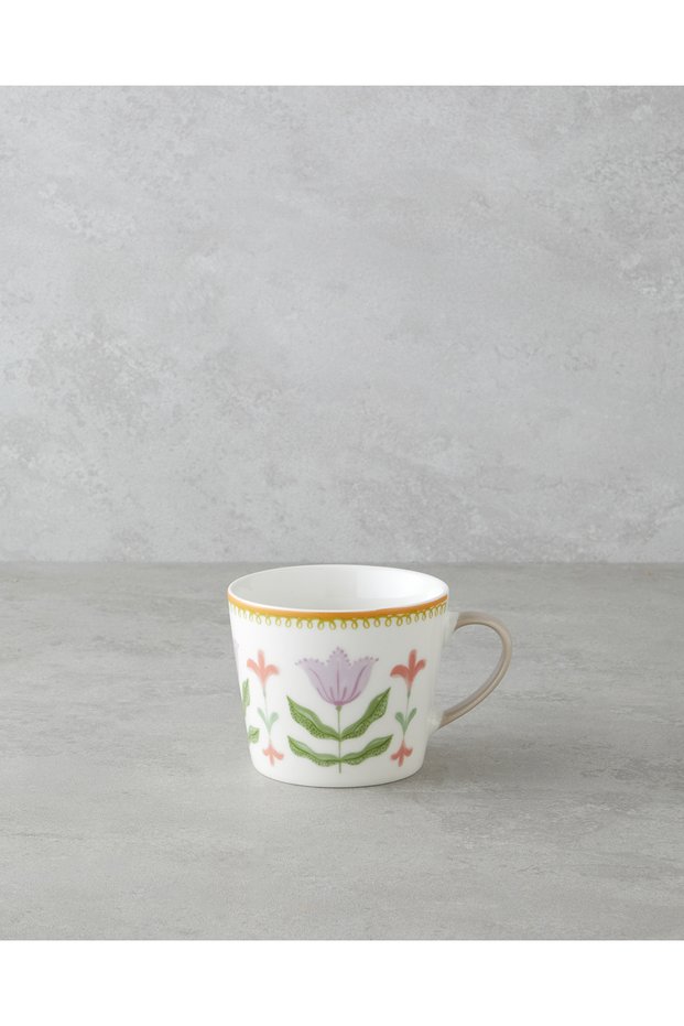 Floral Garden New Bone China Mug 450 ml Colorful
