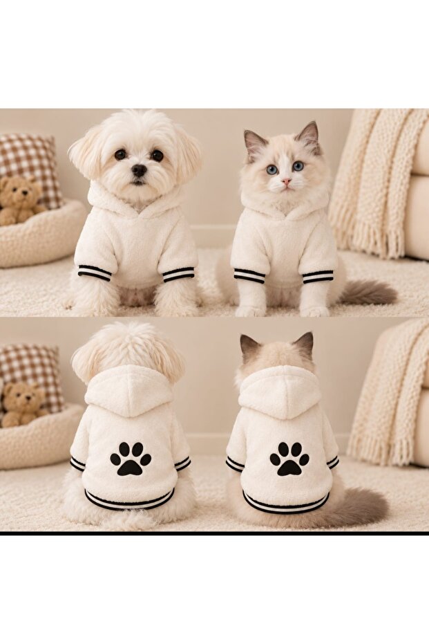 cat dog outfit welsoft cardigan vest
