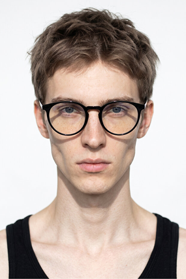Rowan Black Men's Blue Light Protective Glasses