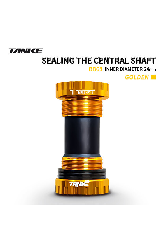 BB68-golden TANKE-BB68 BB92-73mm، محول دعامات سفلية، نوع المحور الأوسط لكرنك الدراجة، دراجة طريق جبلية