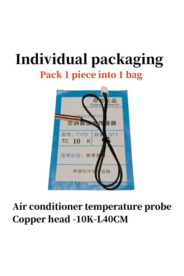 Copper head 10K TZW 1PCS Air Conditioning Temperature Sensor 5K 10K 15K 20K 50K 100K Conditioner Tu