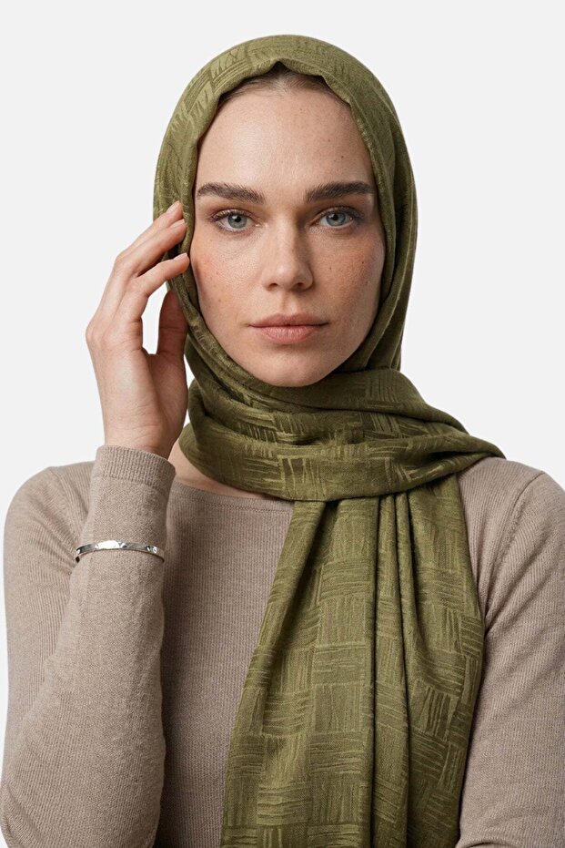 Noria Pattern Ayrobin Jacquard Shawl