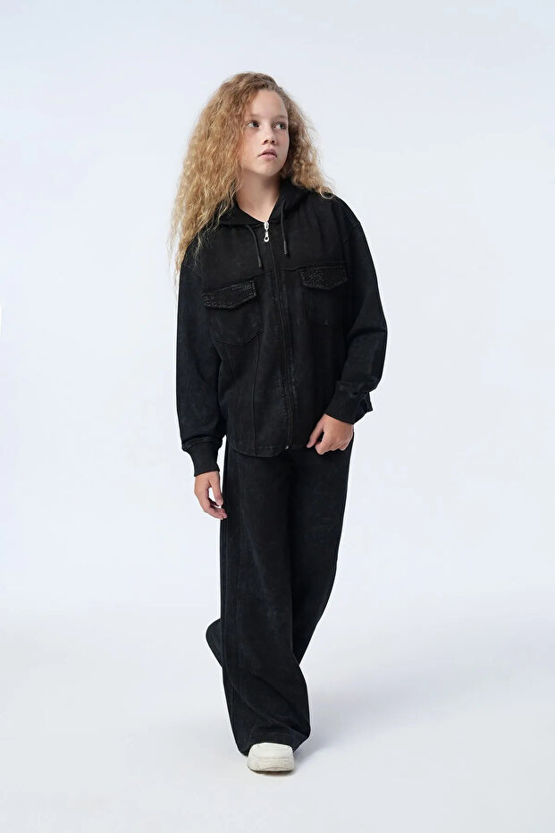 9-15 Years Old Royal Premium Girls' Suit-Black