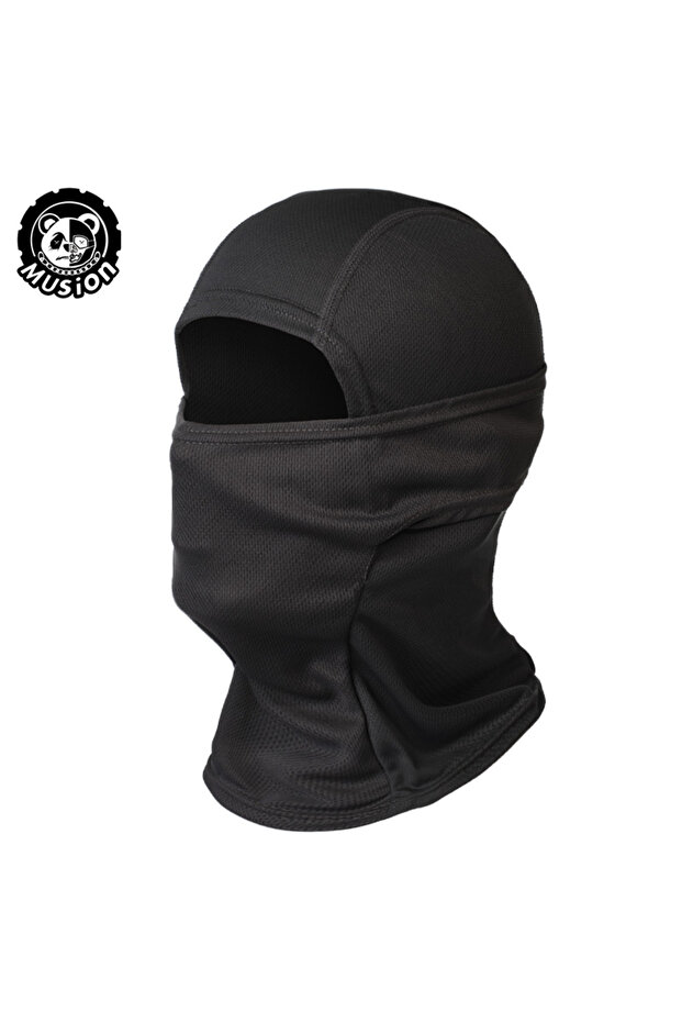 Night Black MusionTactical Balaclava Full Face Mask Quick-dryHiking Cycling Camping Hunting AirsoftH