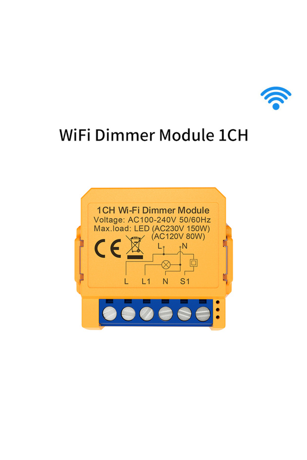 وحدة تحكم إضاءة ذكية AVATTO WiFi-1، وحدة تحكم إضاءة ذكية AVATTO WiFi/ZigBee بـ 1/2 مفتاح، وحدة تحكم إضاءة ذكية قابلة للتعتيم