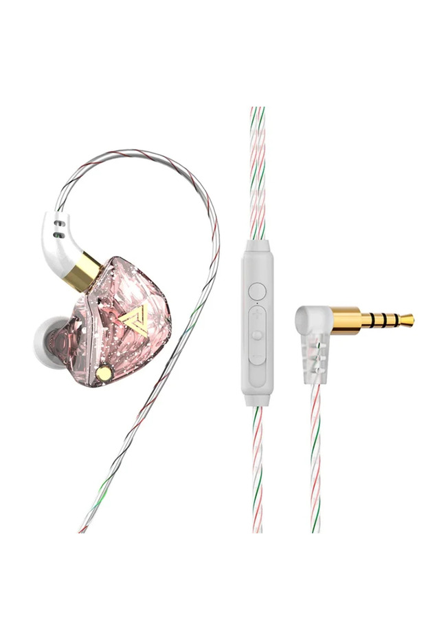 VIKEFON QKZ SK8 Pink QKZ CK5 FiLe Wired Earphone Professional Gaming And Sports Noise Cancelling Hea