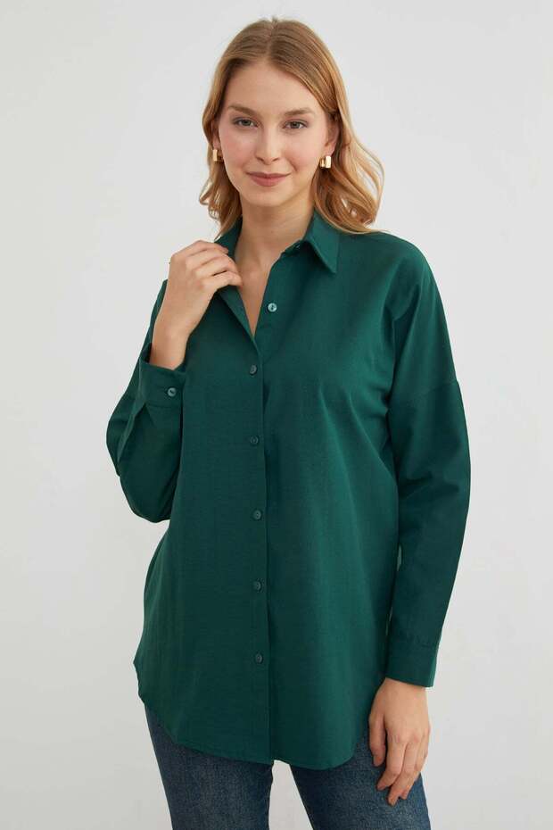 Basic Buttoned Shirt - 3