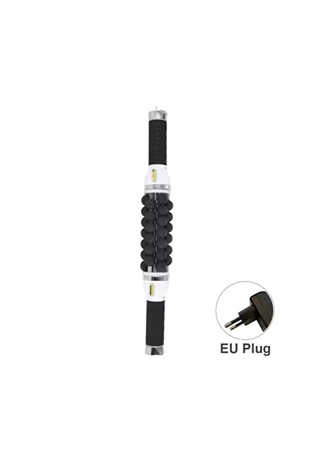 Silver-EU Plug NEW 40W High Frequency Rolling Massage Electric Roller for Muscle Body Relaxing Anti-