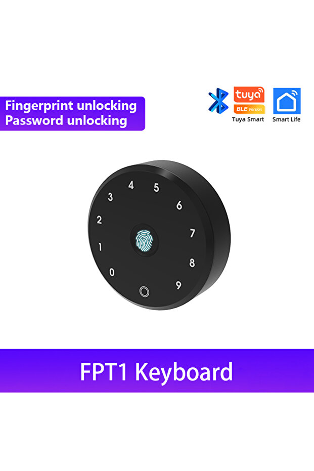 FPT1 CDOK A1 Ultar Smart Lock, Tuya BT Version, Optional: Fingerprint/Password/WiFi Remote Unlocking