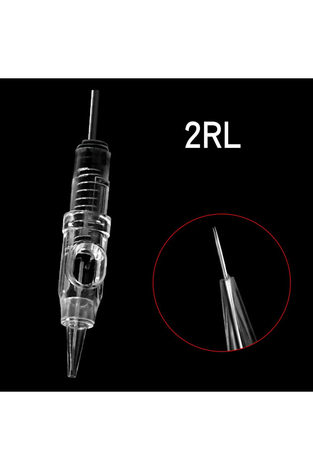 10Pcs 2RL 10/20/50/100Pcs Disposable Sterile Tattoo Cartridge Needles Tattoo Lips Machine 1RL/2RL/3R