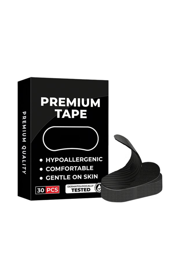Unisex Adult 30pcs Mouthtape B Anti Snoring Sleep Mouth Tape, Nasal Breathing Dilators Starter Kit f