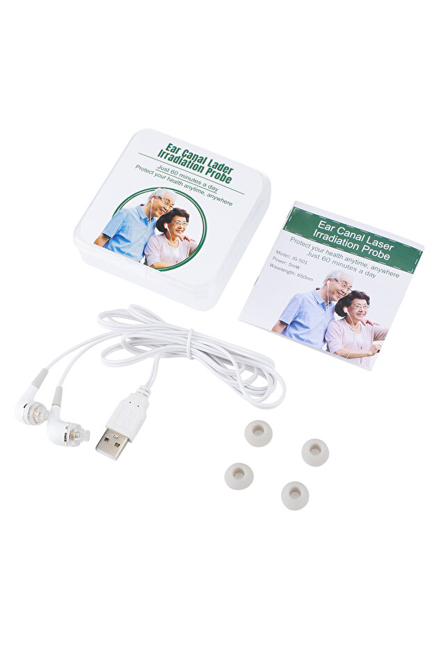 MULTI Mini Tinnitus Ear Laser Therapy LLLT Irradiation Laser Physical Earplug Otitis Media Deafness
