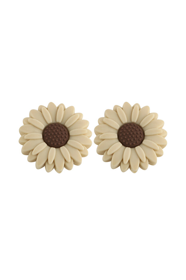 10pcs x 20mm Navajo White Sunrony 10pcs 20/30MM New Flower Silicone Beads For Jewelry Making DIY Dai