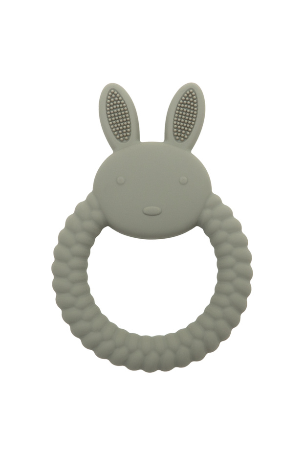 009 Light green 1Pcs Baby Teether Silicone Toy BPA Free Cartoon Rabbit Nursing Teething Gifts Baby H