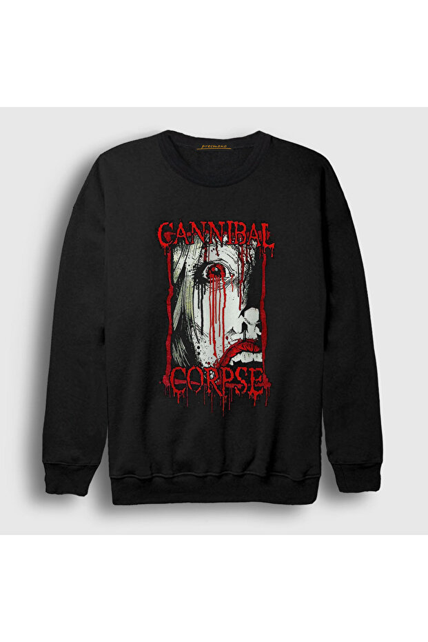 سويت شيرت أسود للجنسين من Tears Cannibal Corpse 33077tt