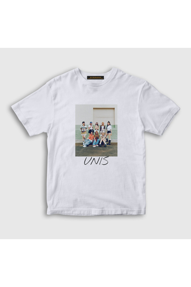 Unisex Kids White Band K Pop Unis T-Shirt 601619Tt