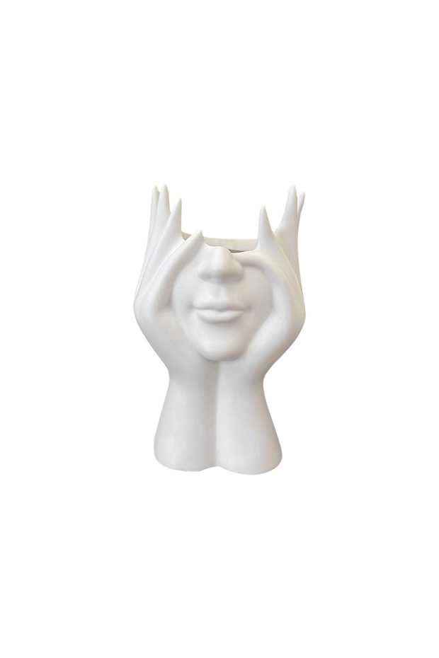 Style 1 Creative Human Body Art Styling Office Supplies Desktop Multifunctional Storage Pen Holder M