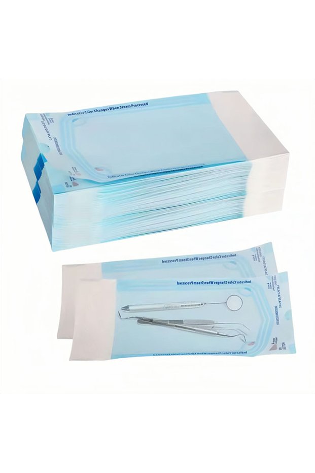 57mmx130mm 200Pcs Self Sealing Sterilization Pouches for Nail Tools Medical-grade Paper Disposable D