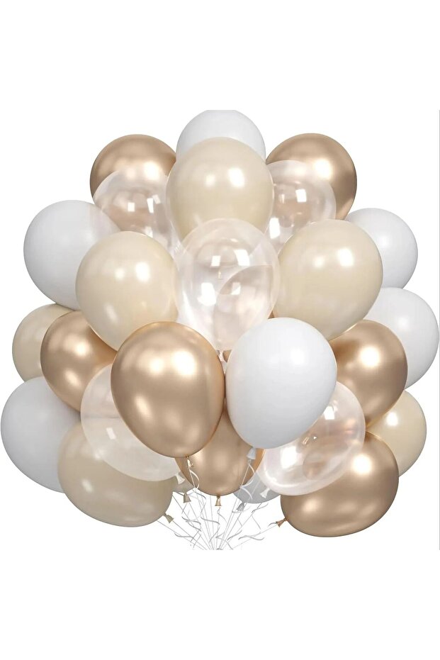 Other Style 1 20Pcs Nude Metallic Champagne Cream White Transparent Balloon Wedding Anniversary Enga