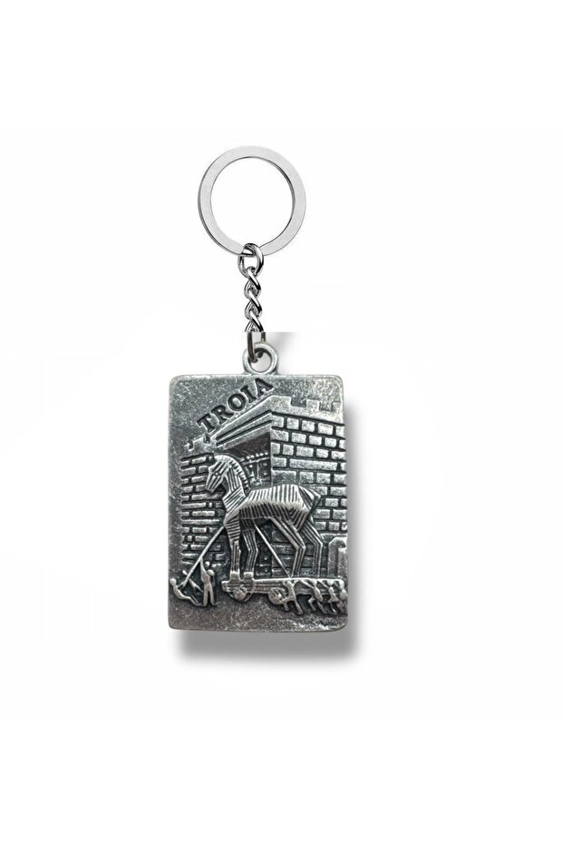 Troia Imprint Unisex Keychain – Durable Design