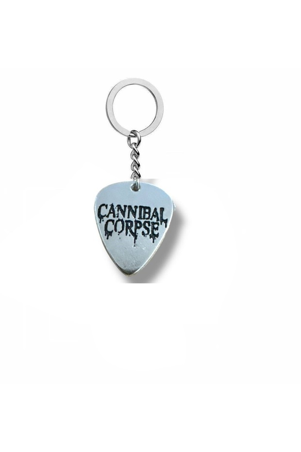 Death Metal Band Pen-Shaped Double-Sided Rock Sign Metal Keychain