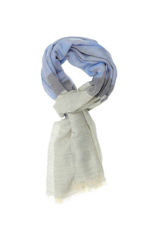 Italian Cashmere Striped Scarf