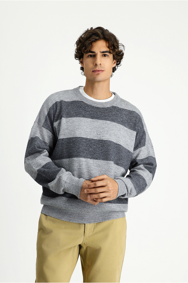 Crew Neck Regular Fit Knitwear Sweater