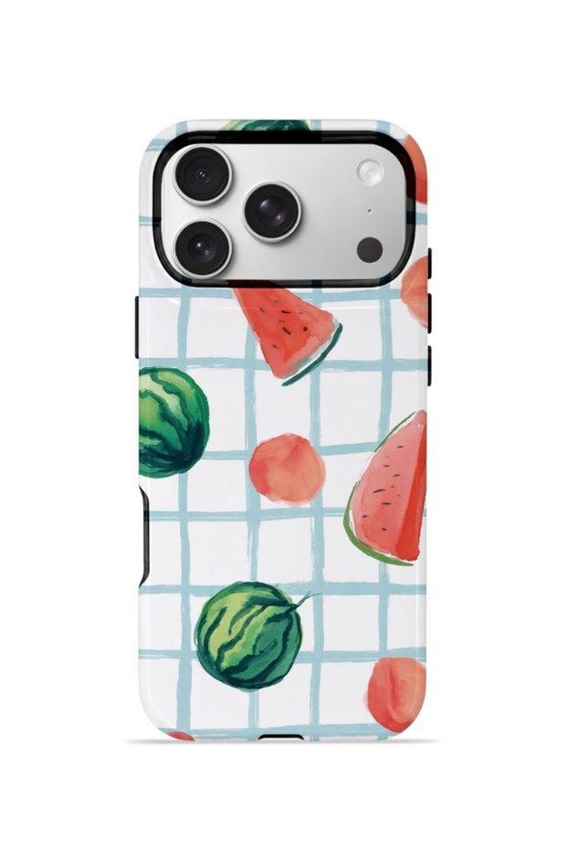 iPhone 17 Pro Vorian Double Layer Case Watermelon Grid