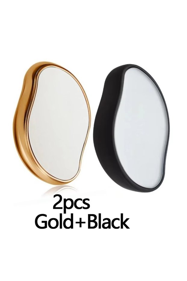 black gold 1/2/3pc Crystal Hair Eraser Gentle Painless Manual Epilator Reusable Nano Glass Hair Remo
