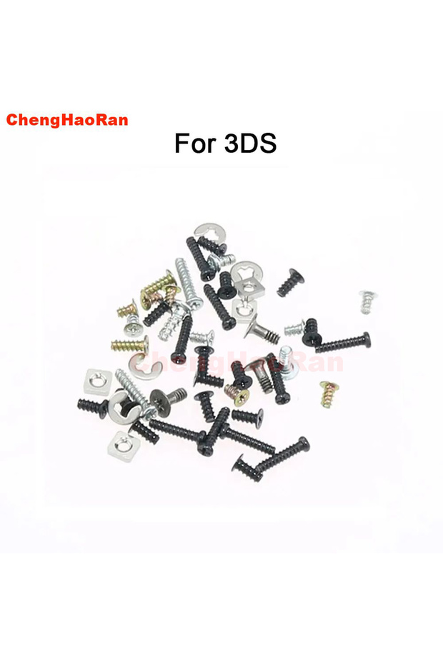 طقم براغي فيليبس بديلة لجهاز 3DS، طقم واحد لجهاز 3DS XL LL، طقم جديد لجهاز 3DS LL XL، غطاء وحدة التحكم بالألعاب