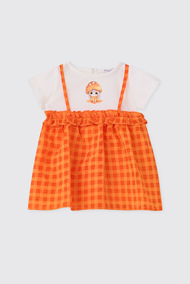 Baby Girl Orange Dress