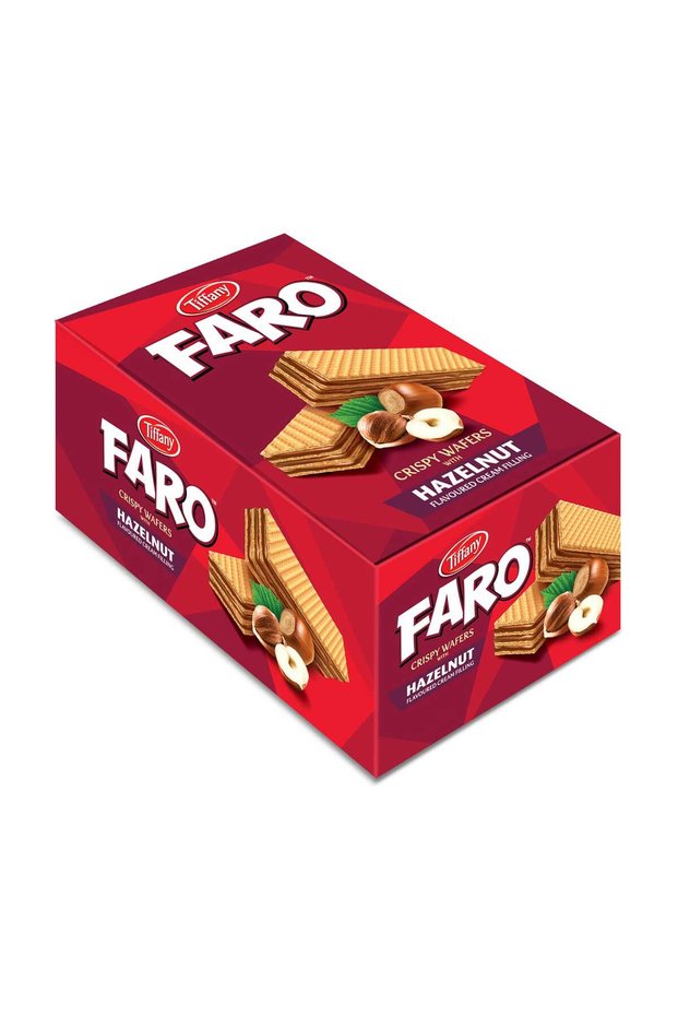 Faro Crispy Wafer With Hazelnut - 12 x 40 g