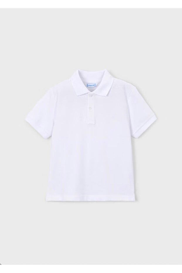 Limi̇ Boy's Soft Textured Polo Collar T-Shirt