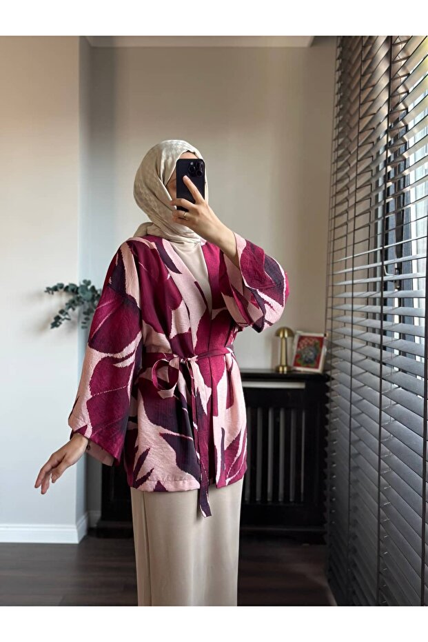 Printed Pattern Kimono